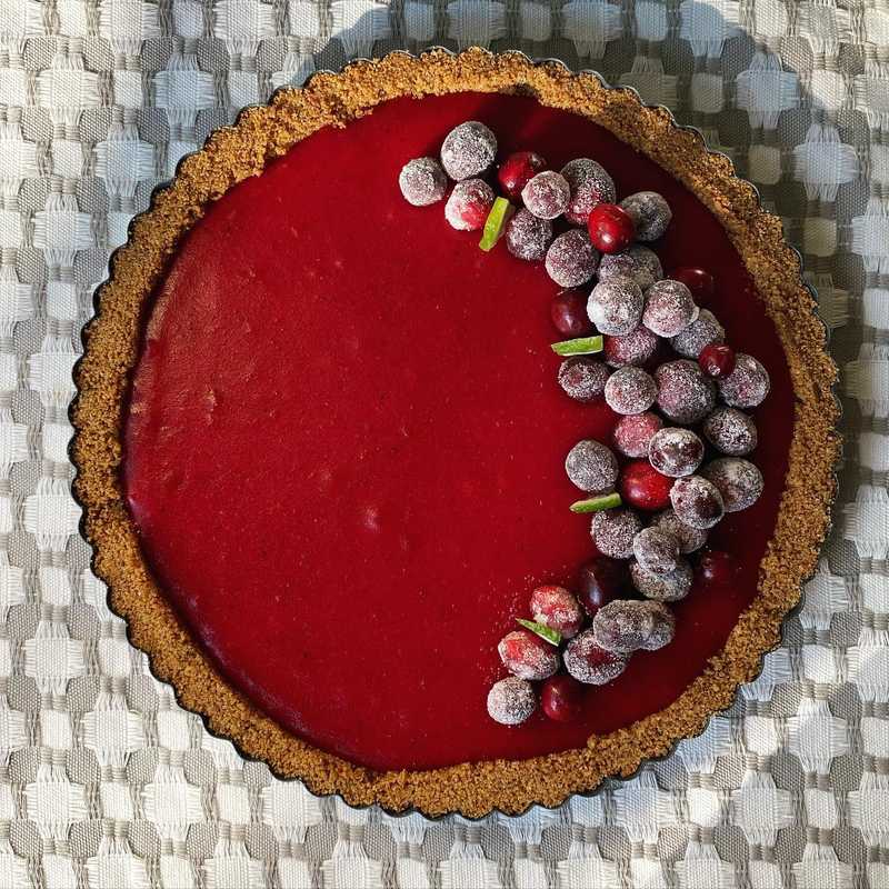 leftover thanksgiving cranberries + lime