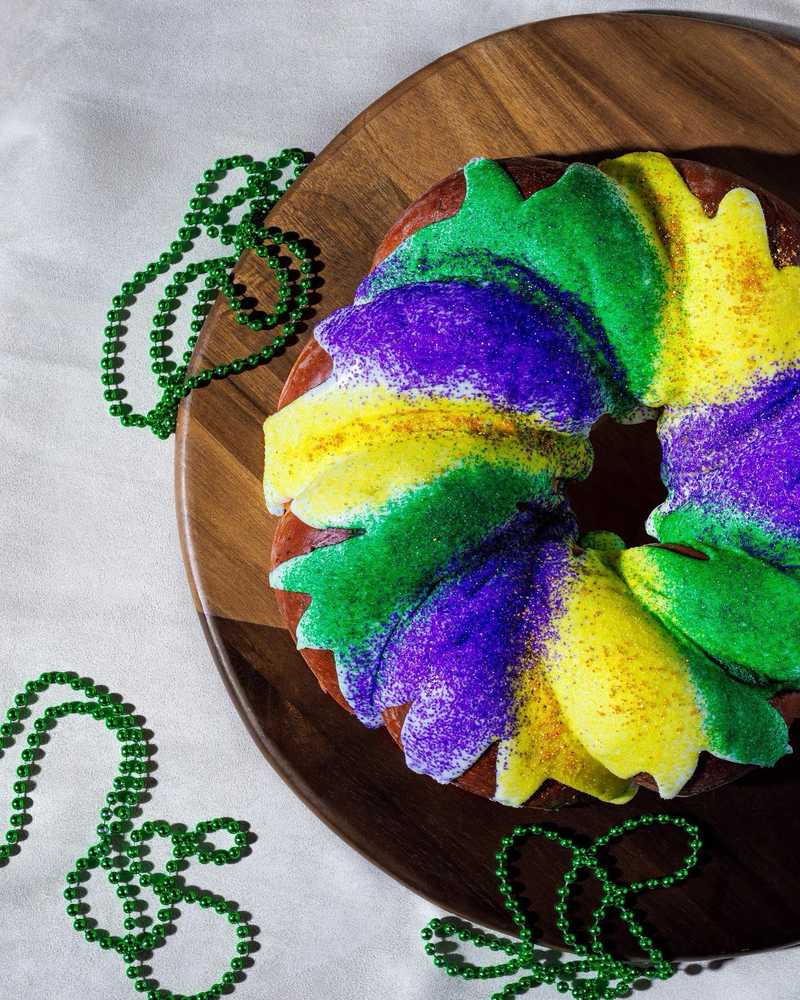 how many king cakes is too many?
.
.
.
festive photo creds to @iktotchi 
.
.
#kingcake #mardigras2023 #homemadekingcake #laissezlesbontempsrouler