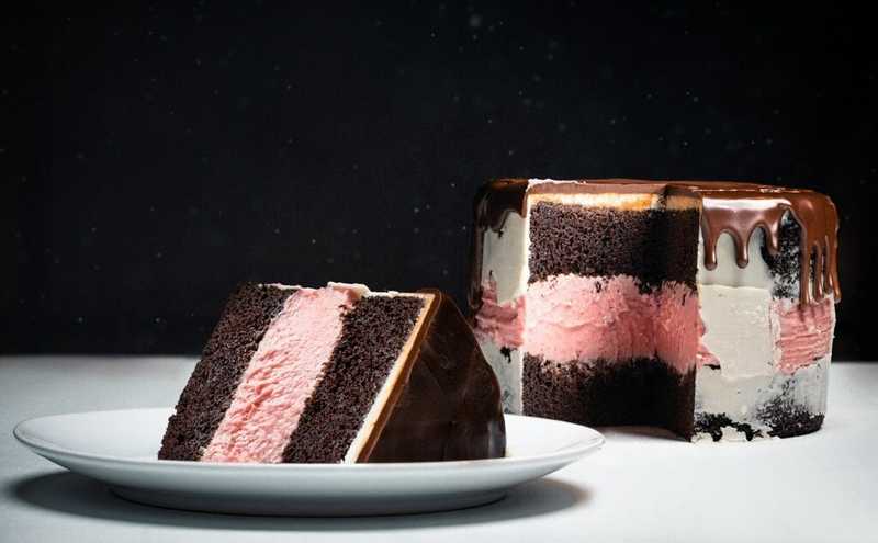 the layers inside made up for the rough outside. Cherry cheesecake encased in chocolate cake

@iktotchi took the picture, then ate the slice in one bite